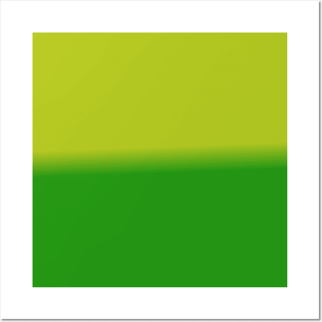 Green Gradient Color Wall Art by BlackMeme94